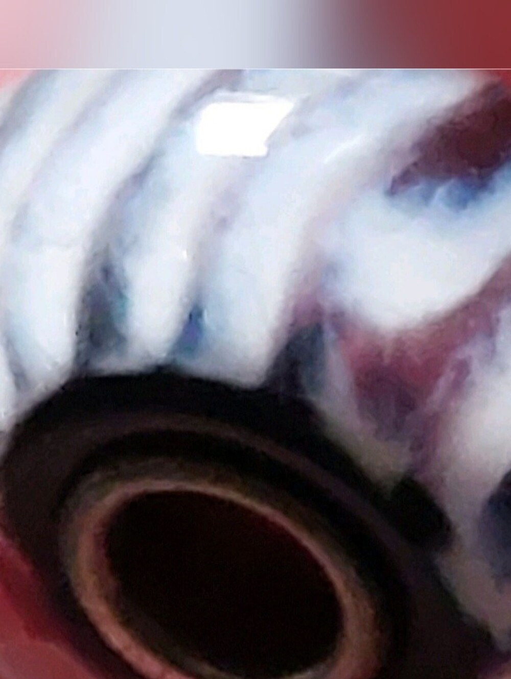 Trollbeads Grey Wolf Glass Bead Silver